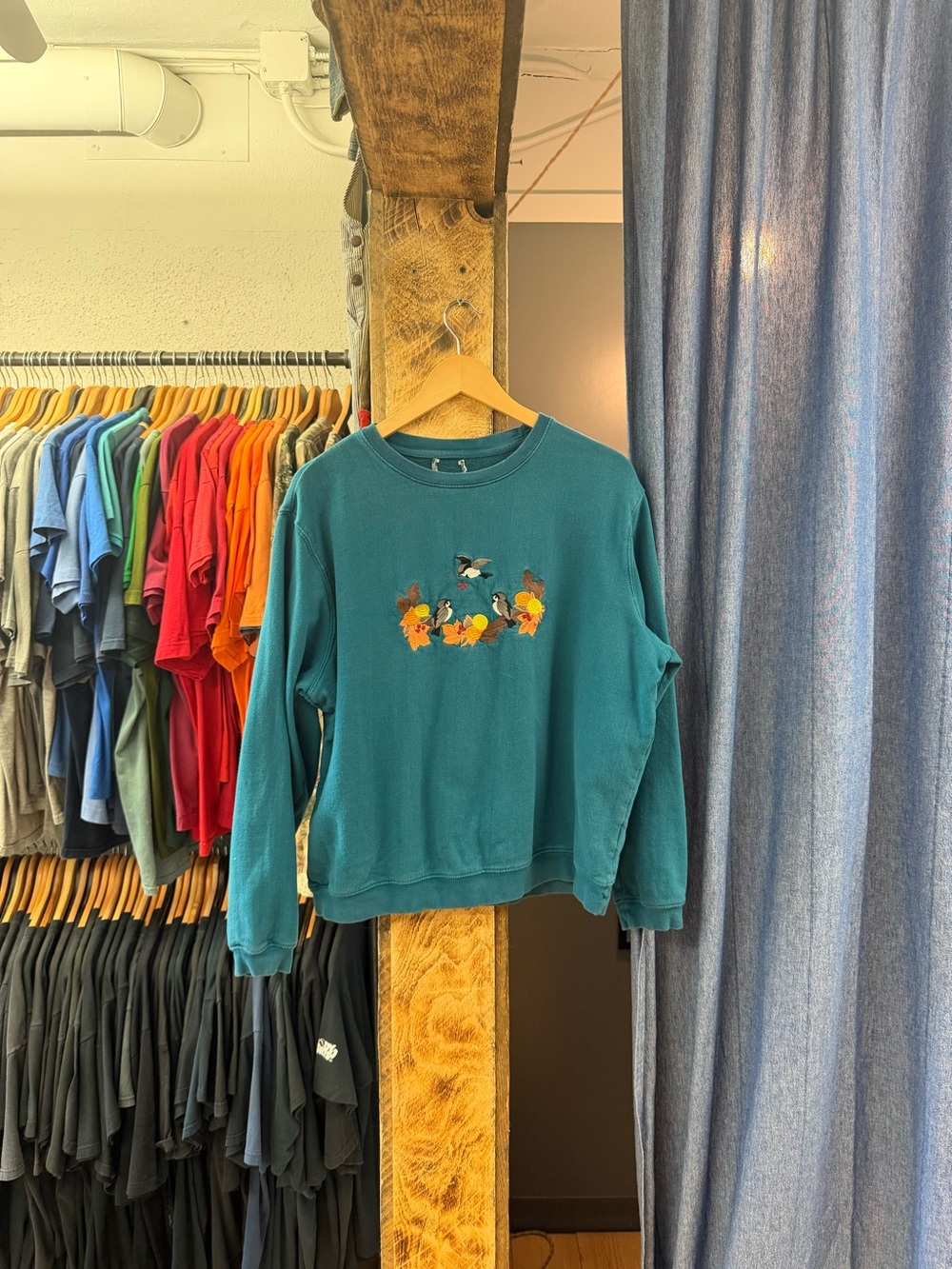 Vintage bird graphic sweatshirt